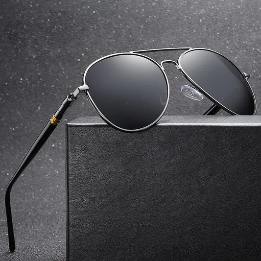 Throwback 2010 Aviator Sunglasses – Vintage Polarized UV400 for Men & Women