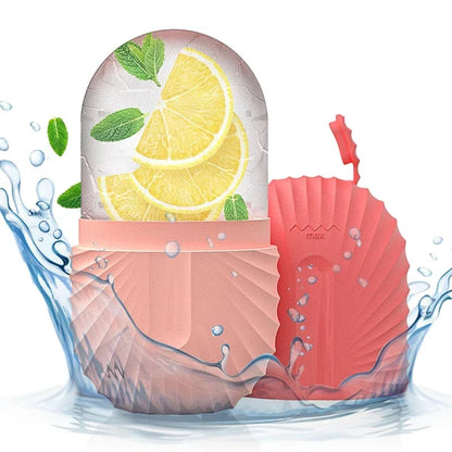 Ice Face Roller Silicone Ice Mold For Eye Puffiness Ice Facial Roller Shrink Pores