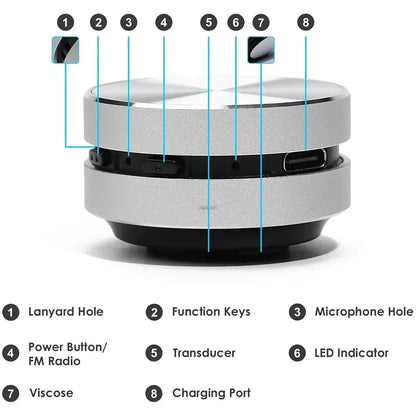 2025 Hot Bone Conduction Bluetooth Speaker – Wireless TWS Stereo, Open-Ear Comfort