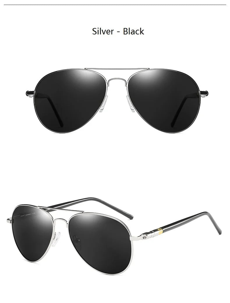 Throwback 2010 Aviator Sunglasses – Vintage Polarized UV400 for Men & Women