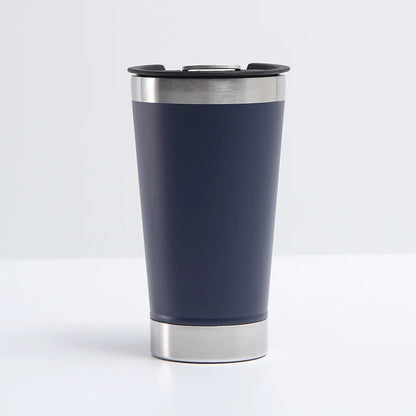 Stainless Steel Insulated Travel Tumbler – Double Wall Hot & Cold Beverage Cup with Bottle Opener