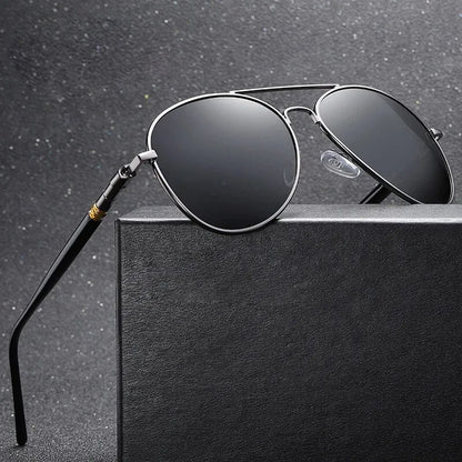 Throwback 2010 Aviator Sunglasses – Vintage Polarized UV400 for Men & Women