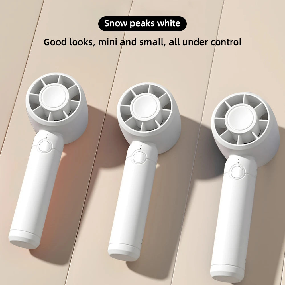 2025 USB Rechargeable Mini Fan – Portable Handheld Cooling Fan for Travel, Office & Outdoor