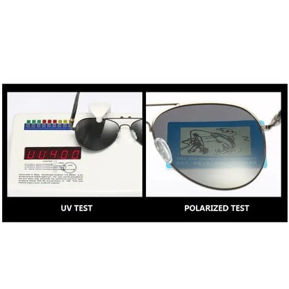 Throwback 2010 Aviator Sunglasses – Vintage Polarized UV400 for Men & Women