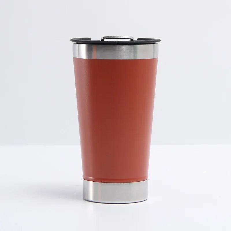 Stainless Steel Insulated Travel Tumbler – Double Wall Hot & Cold Beverage Cup with Bottle Opener