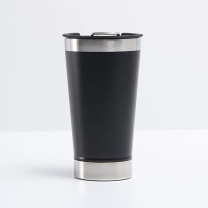 Stainless Steel Insulated Travel Tumbler – Double Wall Hot & Cold Beverage Cup with Bottle Opener