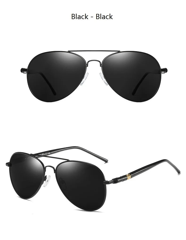 Throwback 2010 Aviator Sunglasses – Vintage Polarized UV400 for Men & Women