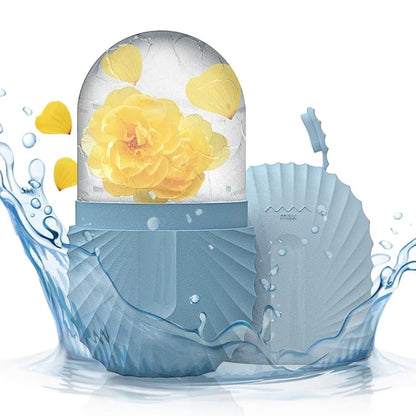 Ice Face Roller Silicone Ice Mold For Eye Puffiness Ice Facial Roller Shrink Pores