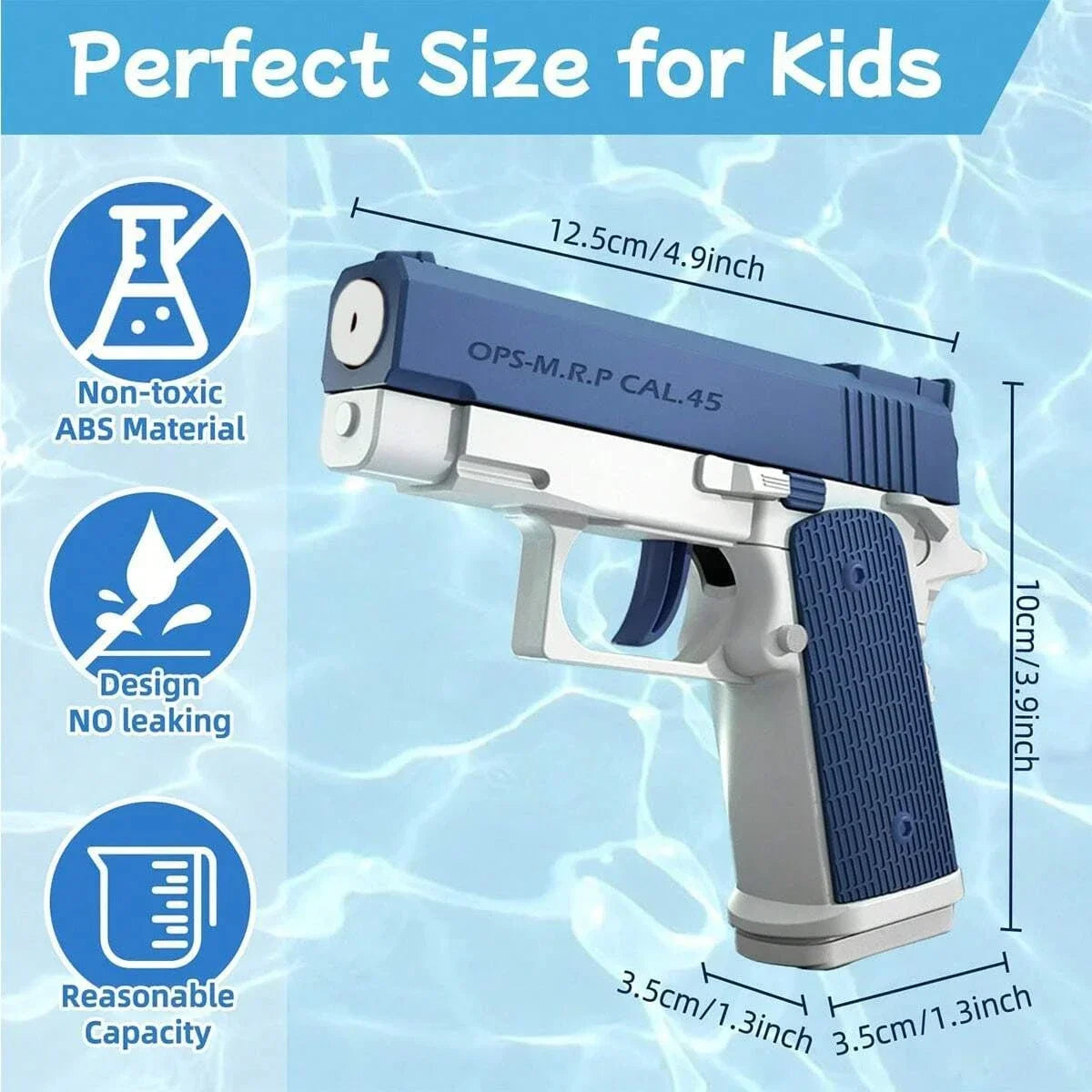 Mini Water Gun – Continuous Fire Summer Spray Toy for Kids