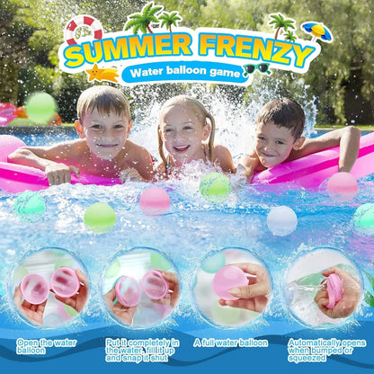 Reusable Silicone Water Balloons – Fun Summer Beach & Pool Toy for Kids