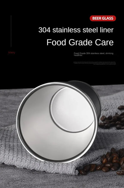 Stainless Steel Insulated Travel Tumbler – Double Wall Hot & Cold Beverage Cup with Bottle Opener