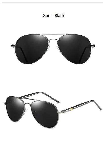 Throwback 2010 Aviator Sunglasses – Vintage Polarized UV400 for Men & Women