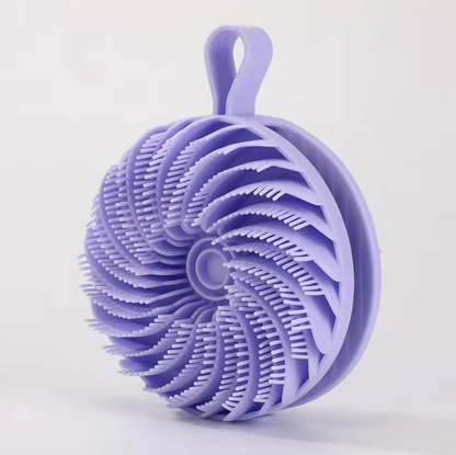 Soft Silicone Body Scrubber – Shower & Scalp Exfoliating Brush