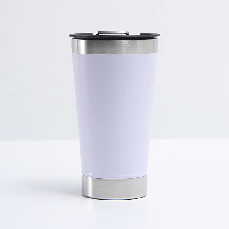 Stainless Steel Insulated Travel Tumbler – Double Wall Hot & Cold Beverage Cup with Bottle Opener