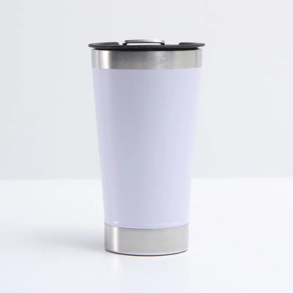 Stainless Steel Insulated Travel Tumbler – Double Wall Hot & Cold Beverage Cup with Bottle Opener
