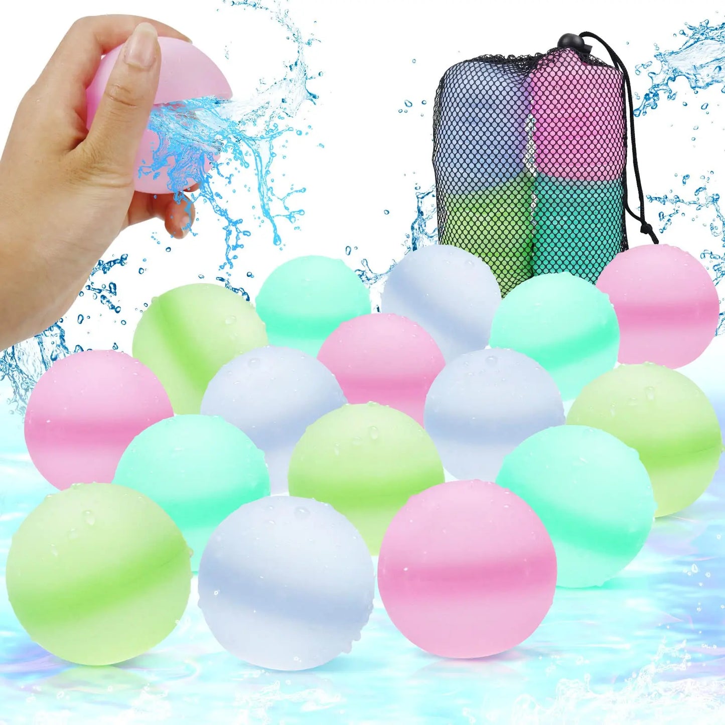 Reusable Silicone Water Balloons – Fun Summer Beach & Pool Toy for Kids