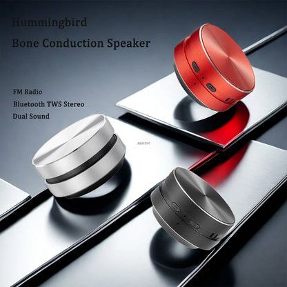 2025 Hot Bone Conduction Bluetooth Speaker – Wireless TWS Stereo, Open-Ear Comfort