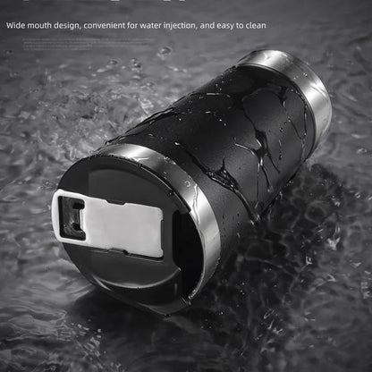 Stainless Steel Insulated Travel Tumbler – Double Wall Hot & Cold Beverage Cup with Bottle Opener