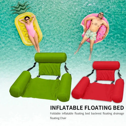Foldable Floating Water Hammock Lounger – Ultimate Summer Pool & Beach Relaxation Float